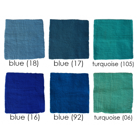 PAPOOSE - craft felt sheets 25cm, blues